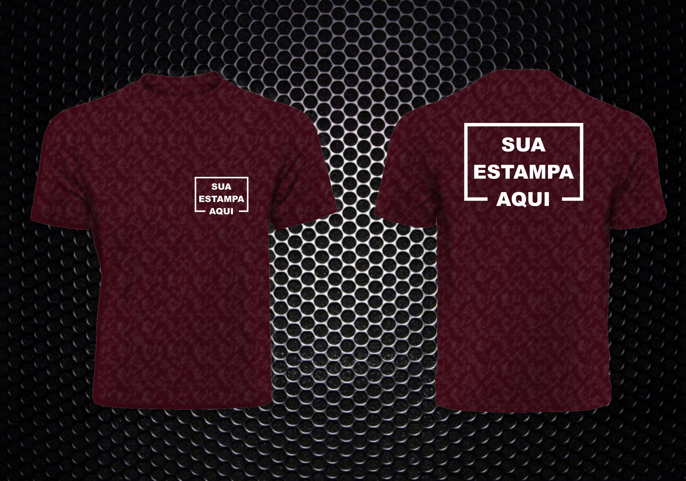 Camiseta – Bordo Mescla – 804B