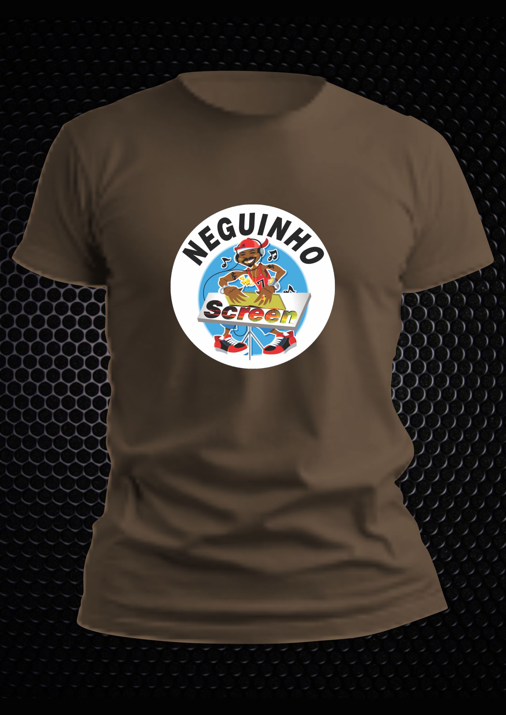 Camiseta Algodão – Chocolate – 021