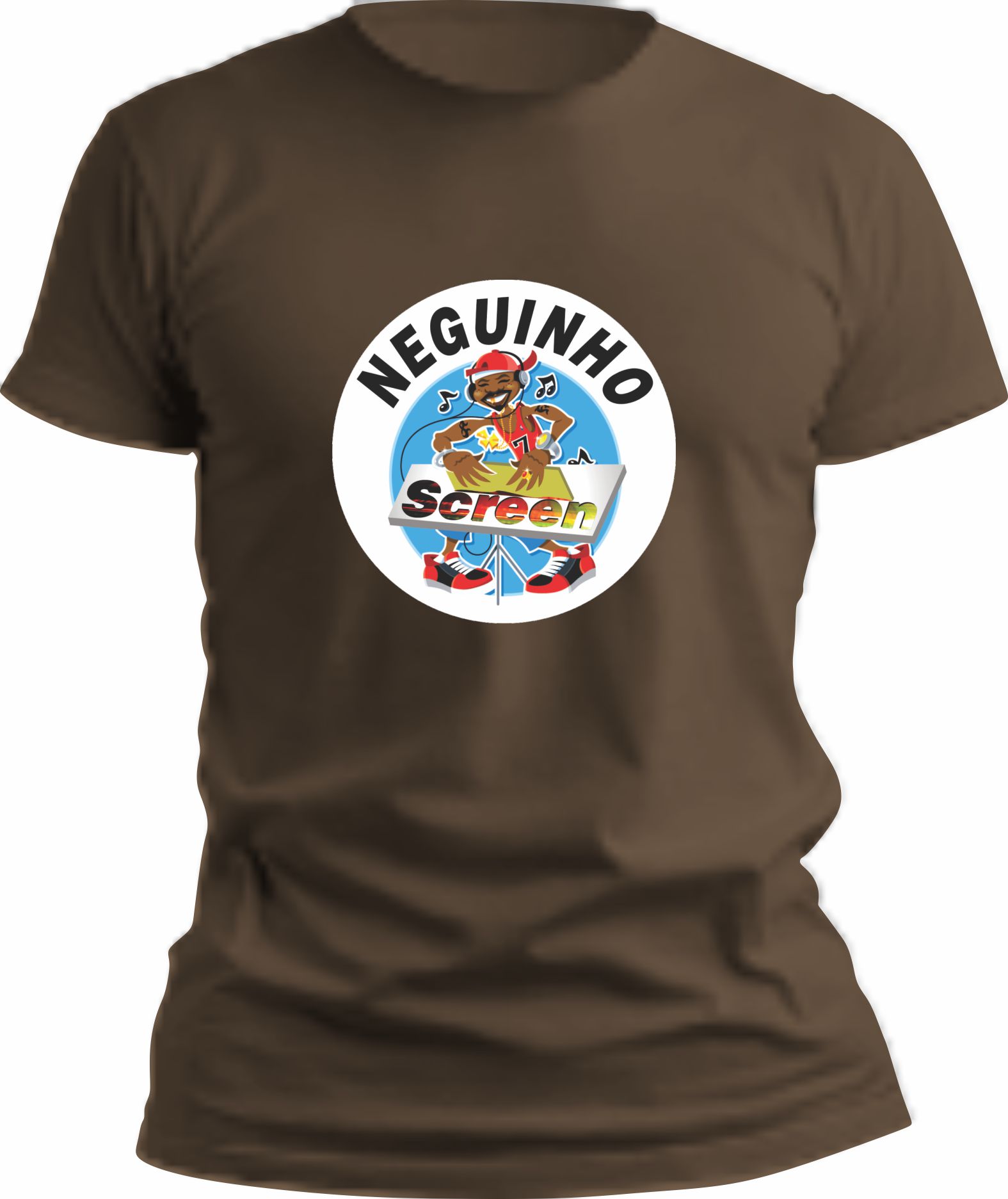 Camiseta Algodão – Chocolate – 021