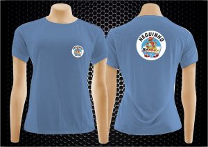 Camiseta Fem. – Azul Médio – 031