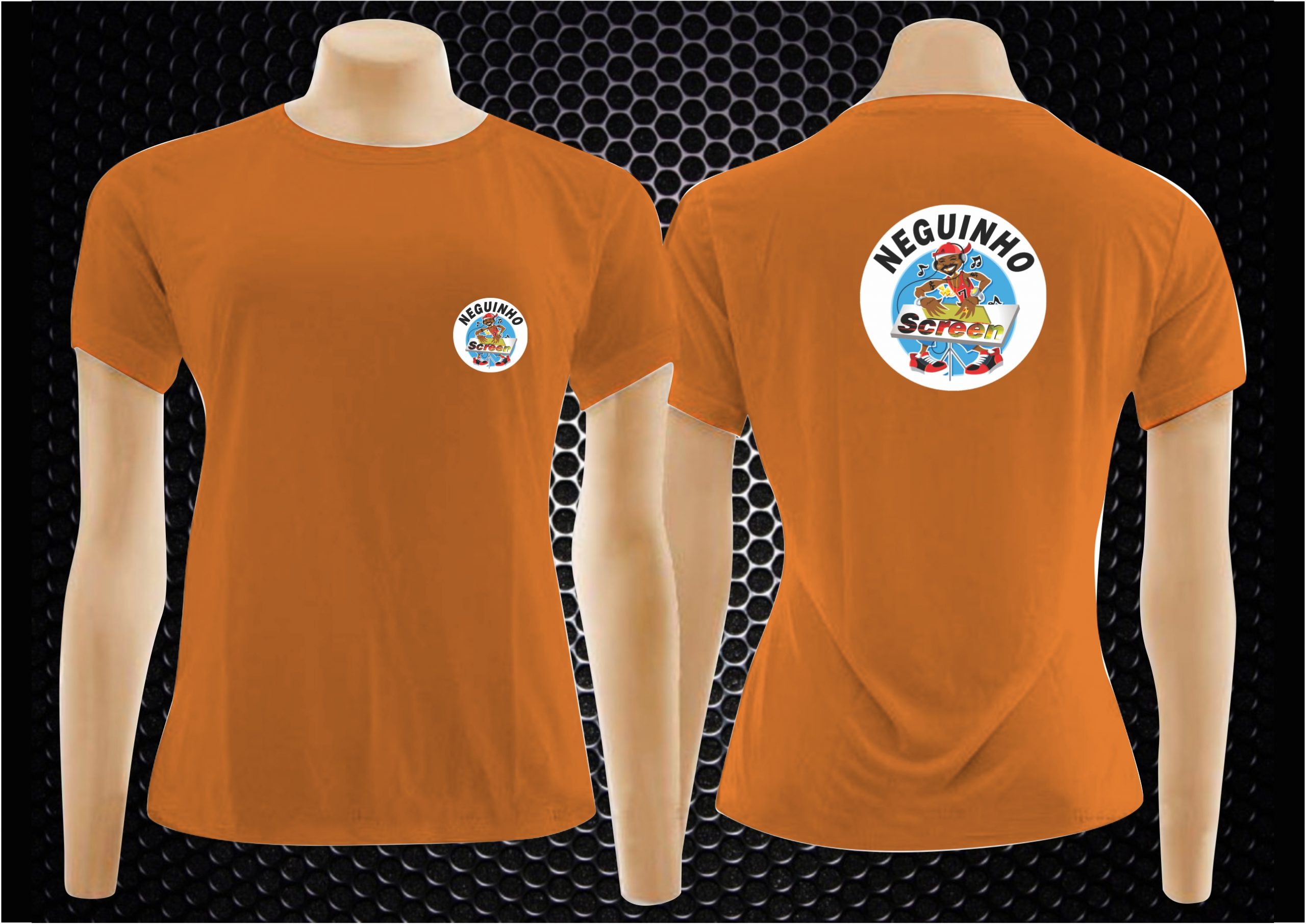 Camiseta Fem. – Laranja – 041