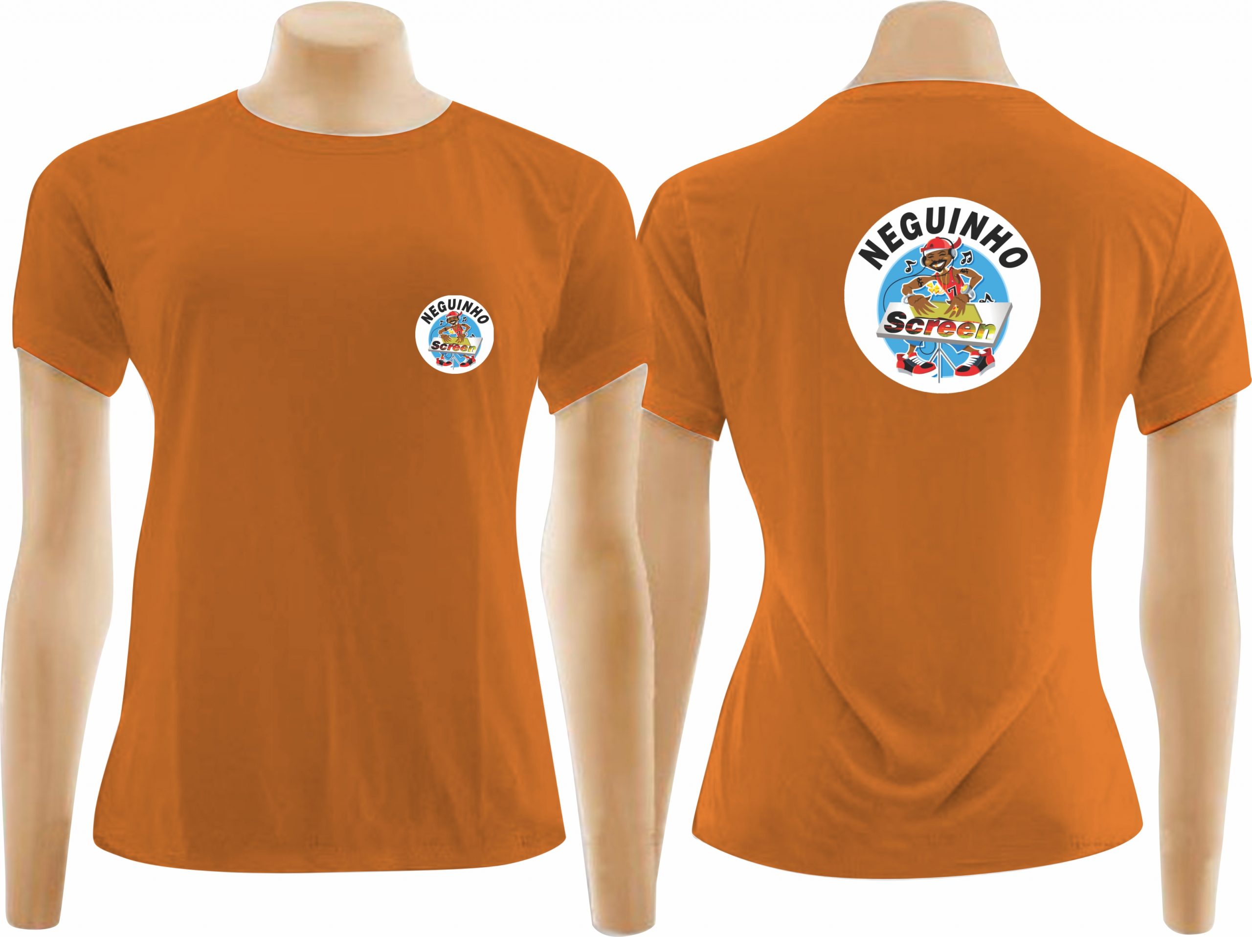 Camiseta Fem. – Laranja – 041