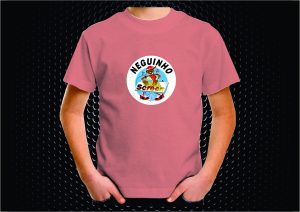 Camiseta Algodão – Salmão – 006