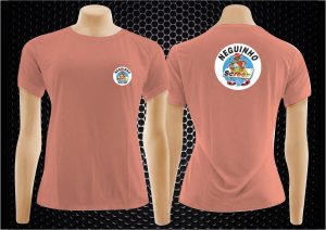 Camiseta Fem. – Salmão – 006