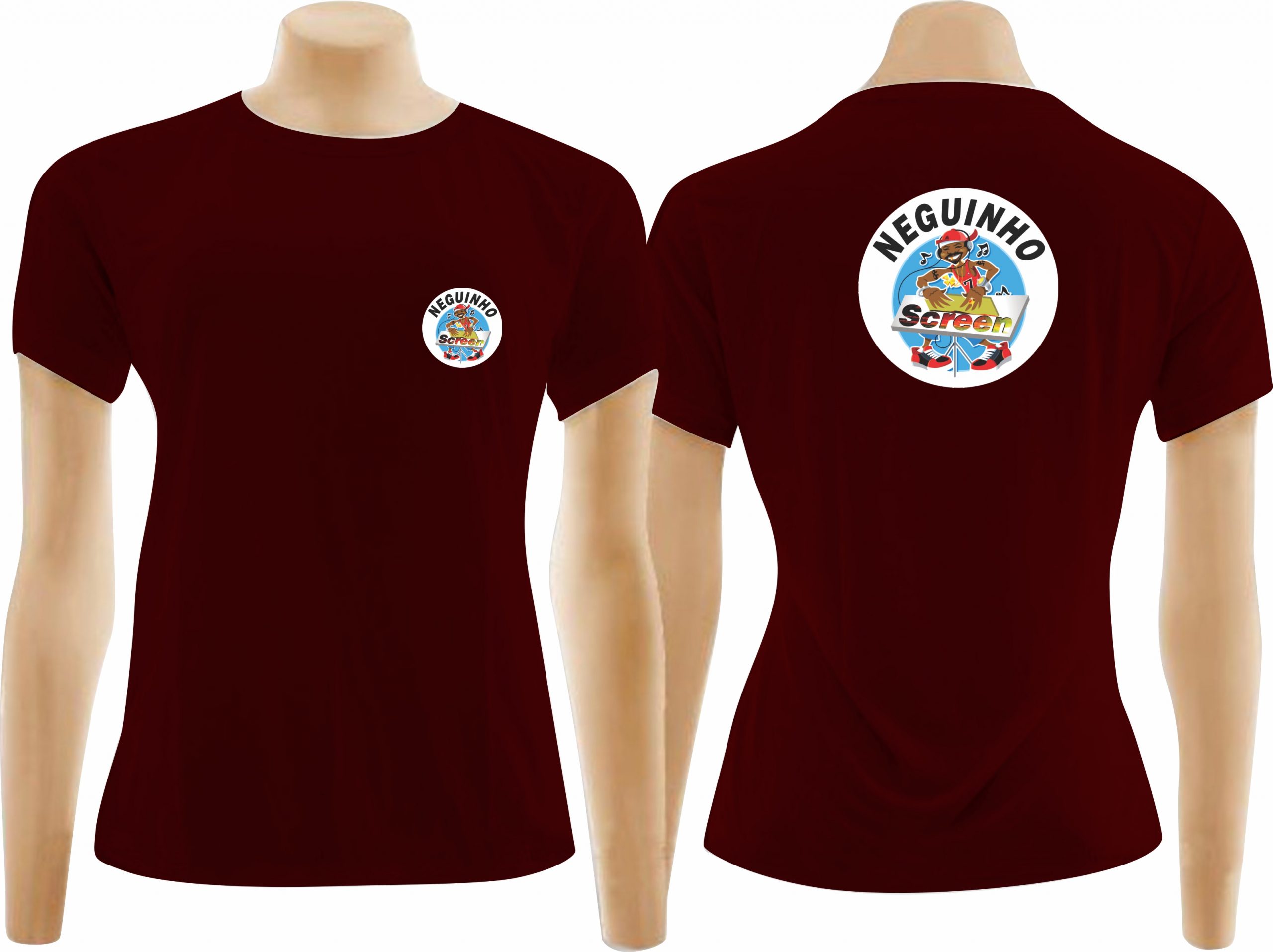 Camiseta Fem. – Vinho – 020